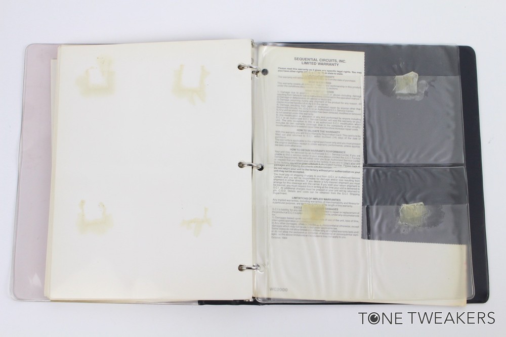 Sequential Circuits Studio 440 Operation Manual Sampler VINTAGE SYNTH DEALER