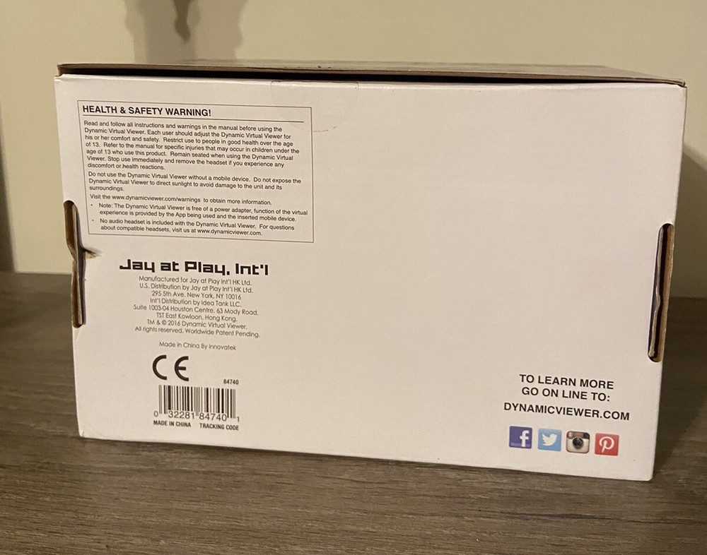 DYNAMIC VIRTUAL VIEWER VIRTUAL REALITY 3D HEADSET MOVIES GAMES