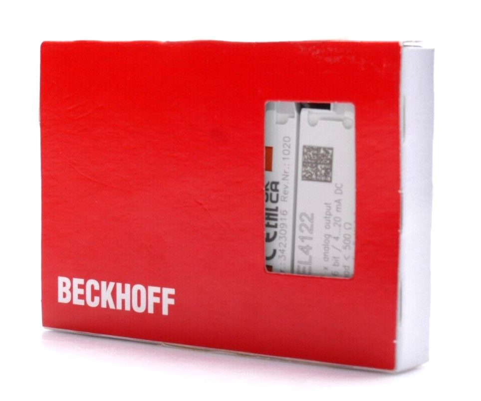 Beckhoff EtherCAT Terminal, 2 Channel Analog Output | Rev: 1020 | EL4122