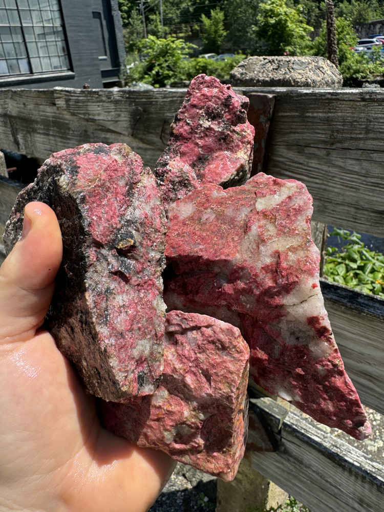 Thulite Rough from Norway