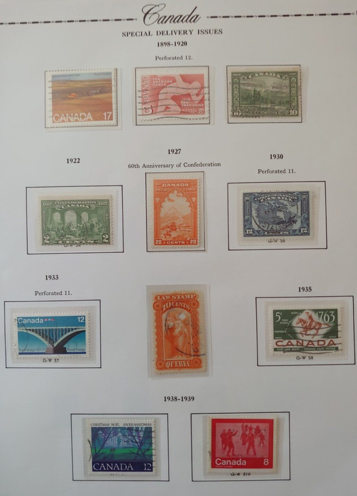 CLASSIC LOT CANADA VF USED L3