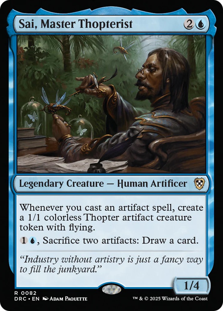 Sai, Master Thopterist [Aetherdrift Commander] Near Mint