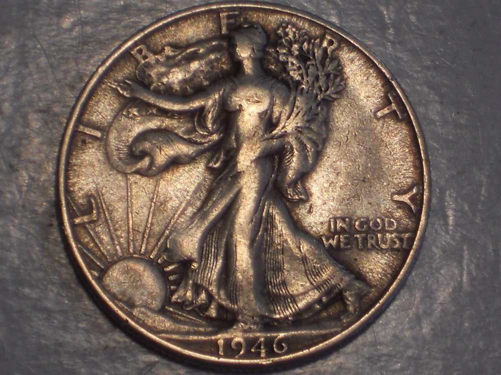1946 D Walking Liberty Half Dollar (VF & Attractive)