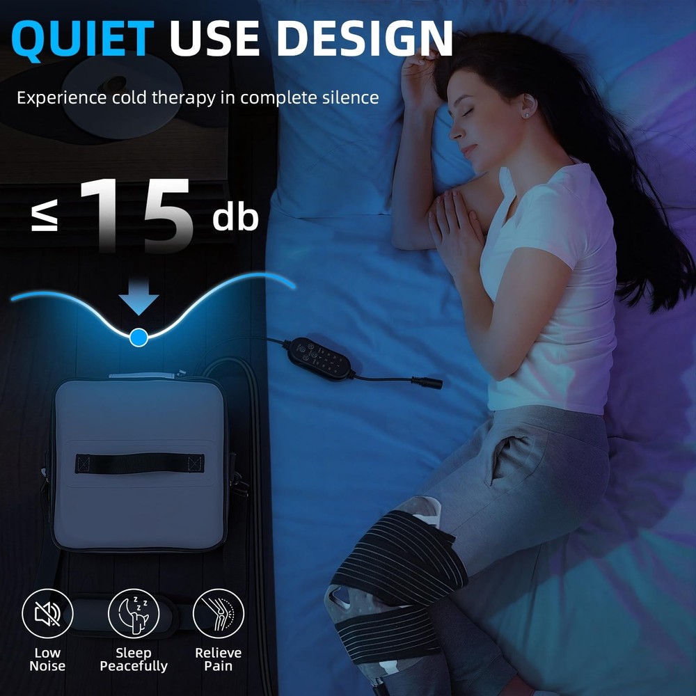 Cold Therapy Machine Programmable Timer Portable Ice Machine for Knee After S...