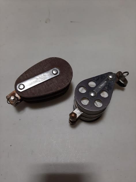 Marine / boat  pulleys (2) Schaefer & Main