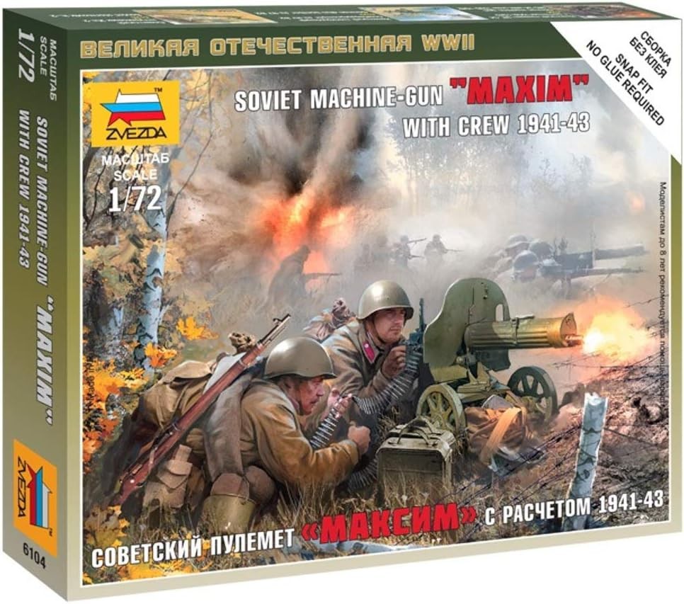 Zvezda Models 1/72 Soviet Infantry 1941 (Snap Kit)