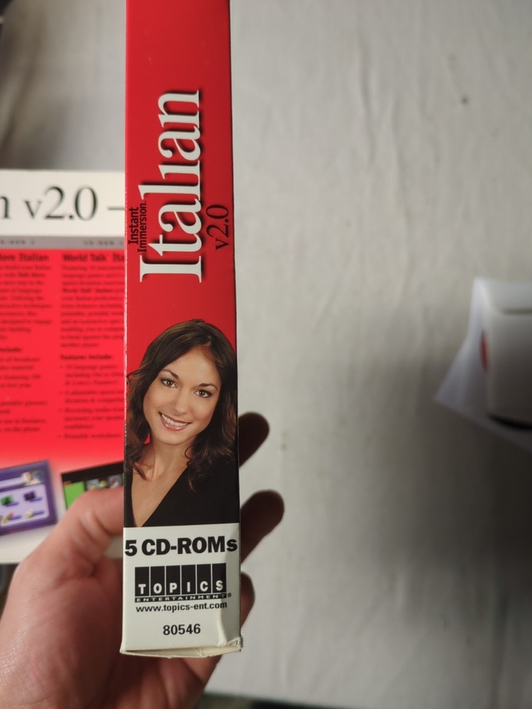 Instant Immersion Language Learning Italian (5 CD-Roms) - Designed for Beginners