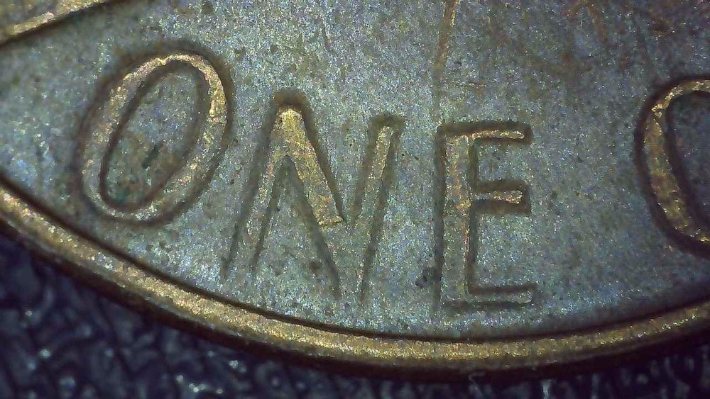 1979 D Lincoln Penny error repunched mintmark