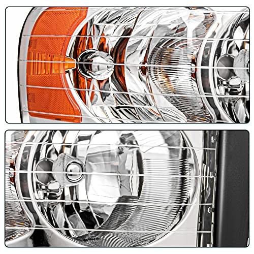 Headlight Assembly Fit for 02-05 Dodge Ram 1500 2500 3500 Pickup Replacement
