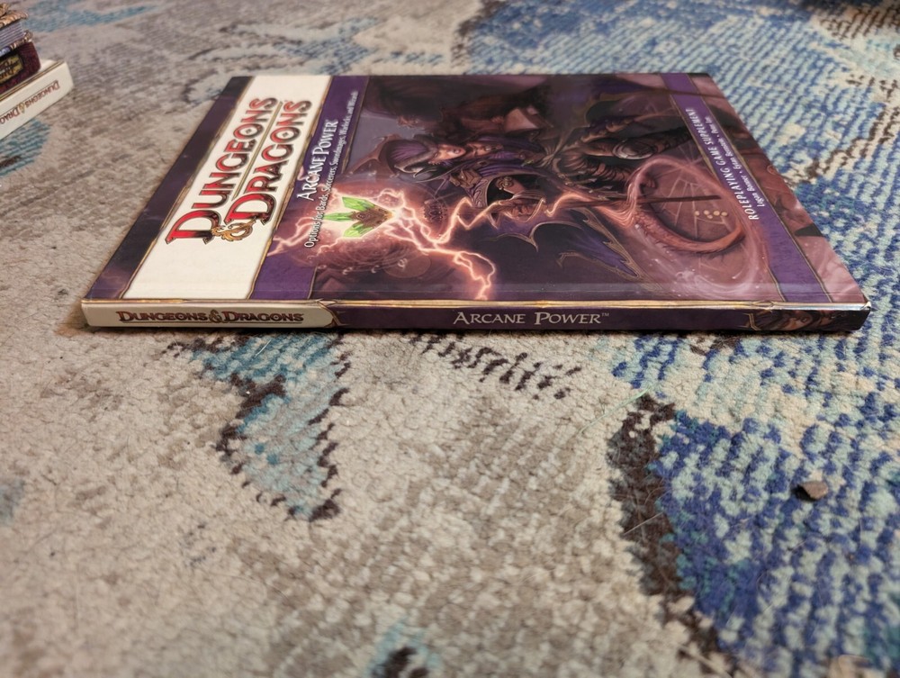 D&D - Arcane Power Dungeons & Dragons 4E Scorcerers Swordmages Warlocks Wizards
