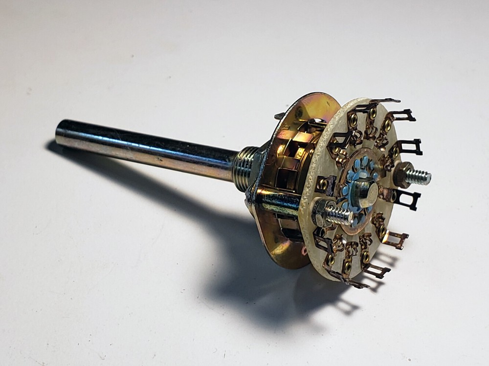 ELECTROSWITCH D4GO2O5S 2 Pole 2-5 Pos Shorting Rotary Switch 1-pc