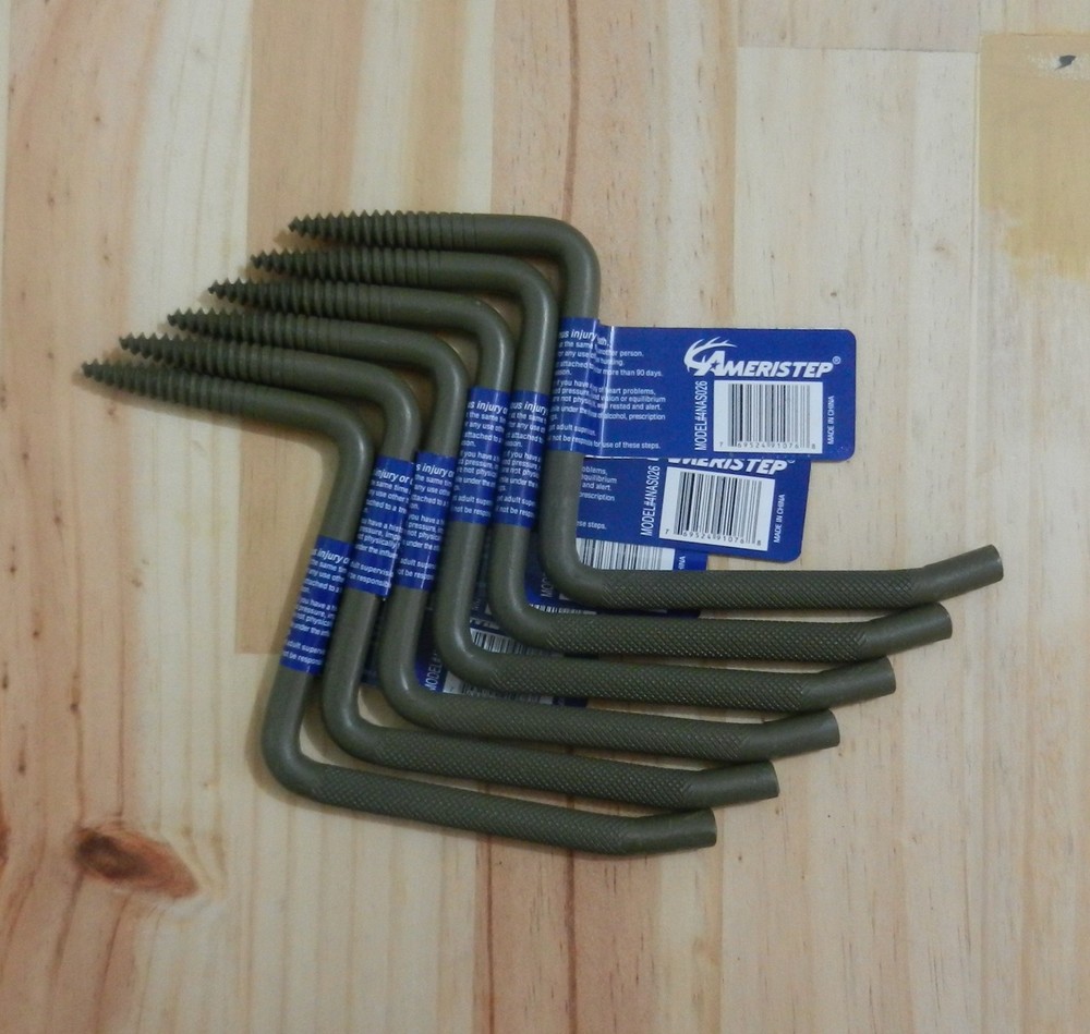 Ameristep; Step Up Tree Step; 6 Pack; 2" Thread Length; 4" Step Area; 4NAS026