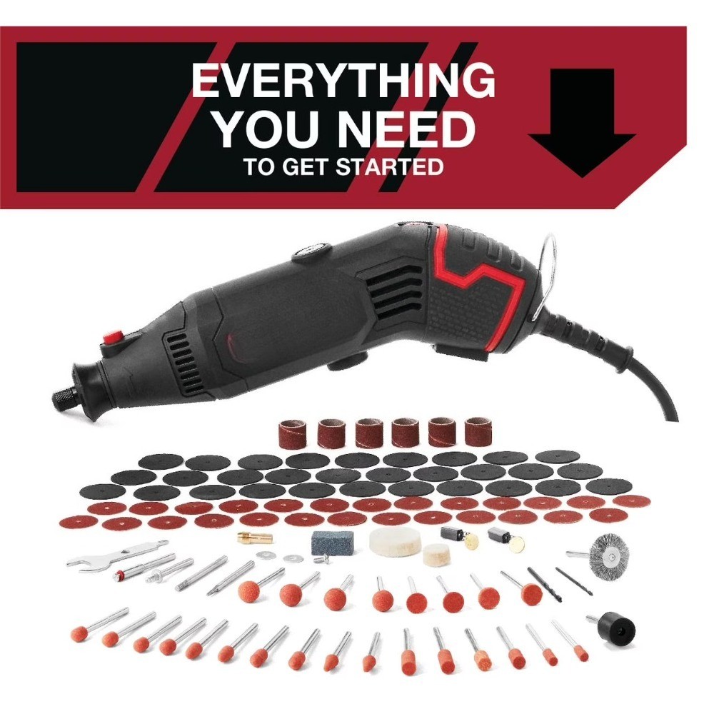 1.5 AMP Corded Rotary Tool with 105 Accessories