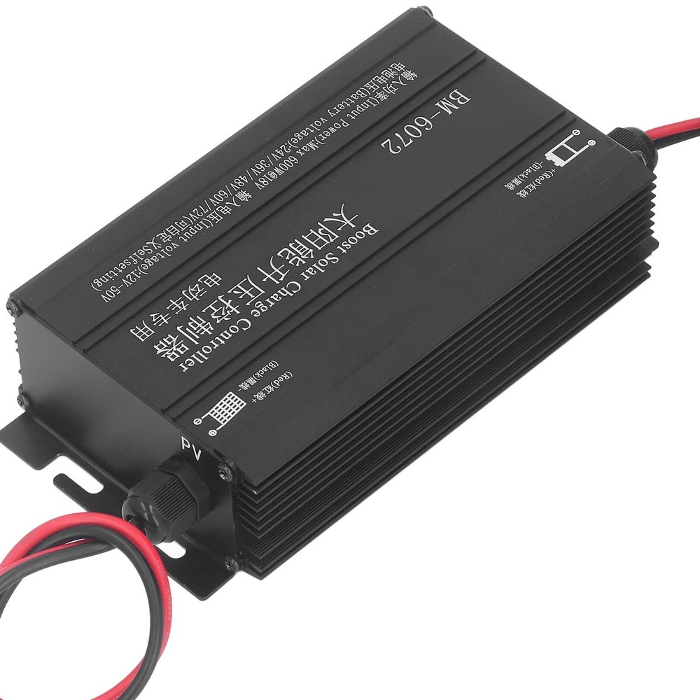 ·600W MPPT Boost Solar Charge Controller 12‑50V Input LCD Display Step Up Sol