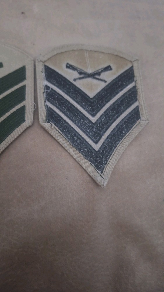 2 US Marine SERGEANT E-5 Rank Large Chevron