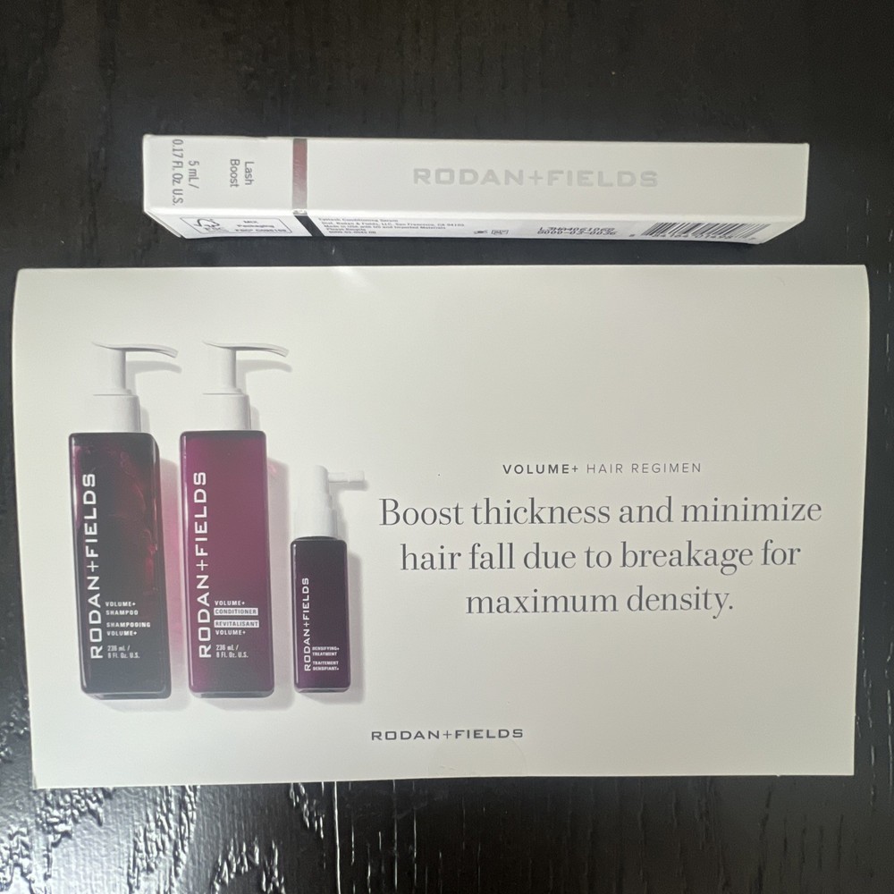 Rodan + Fields Lash Boost Eye Lash Serum - New in Box! Plus Free Hair Sample!