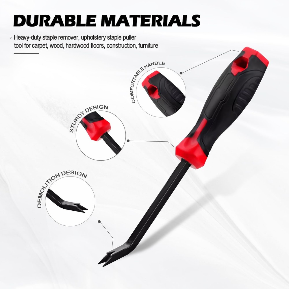 Heavy Duty Staple Remover Tool Professional Staple Tack Puller for Upholstery