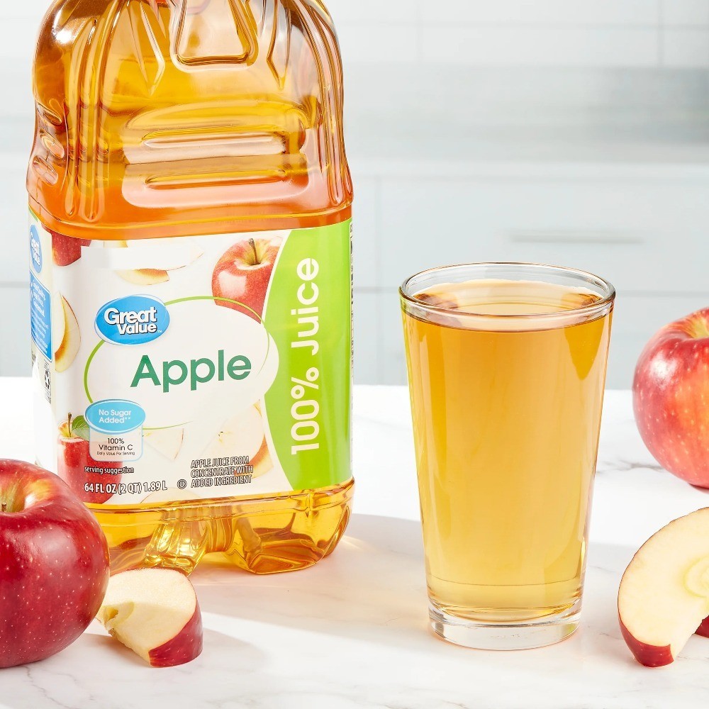 (4 pack) No Added Sweeteners 100% Juice, 64 fl oz