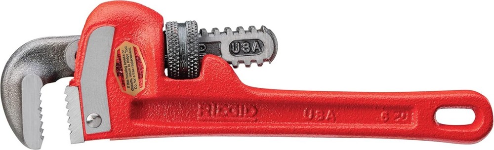 Professional-Grade 6'' Adjustable Pipe Wrench - Super Torque & Heavy-Duty Design