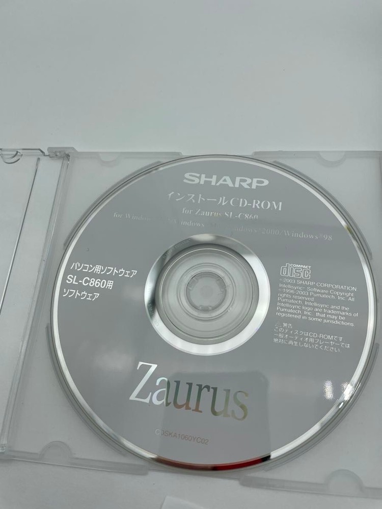 SHARP SL-C860 Zaurus Silver Electronic Dictionary used