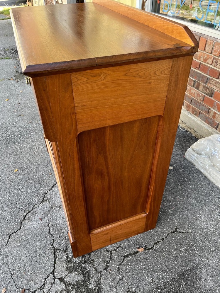 Victorian Era Walnut Cupboard Sideboard Antique 761190