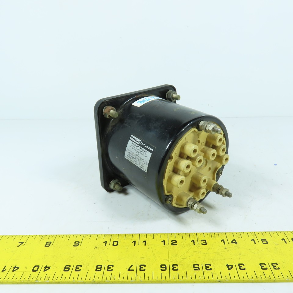 Crompton 077-08AA-LS Analog Panel Meter Ammeter 0-100A Scale (5A Input)