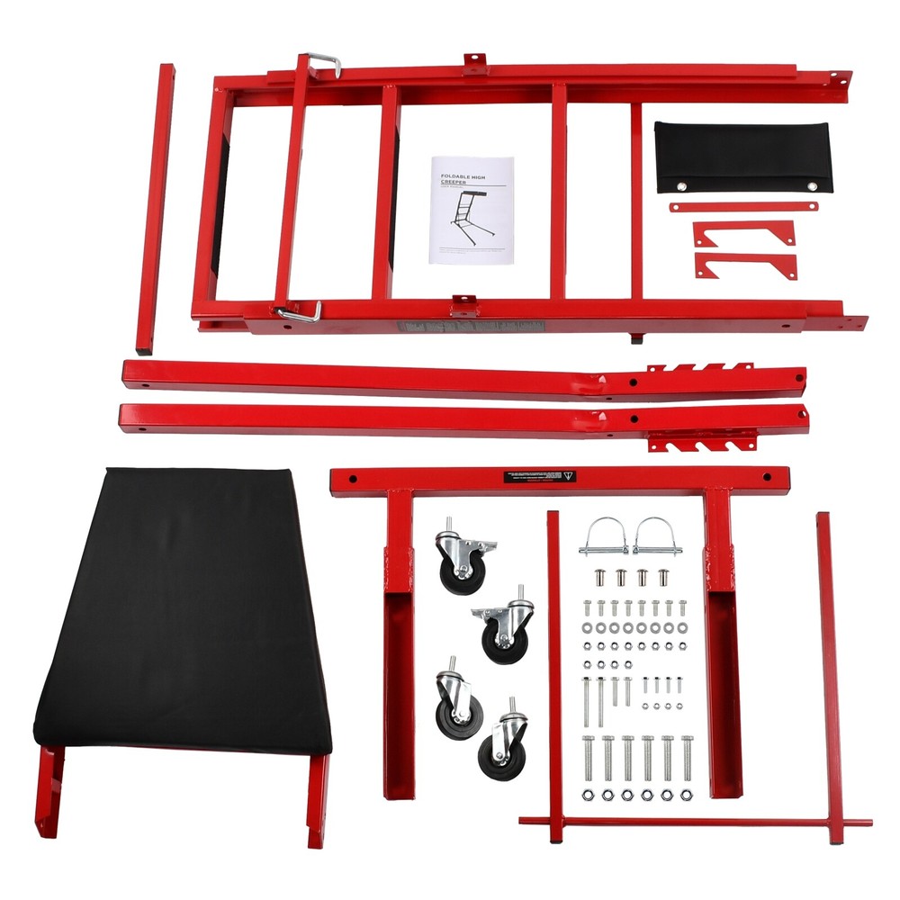 Automotive Topside Creeper 400LBS Adjustable 45"-66" Foldable Engine Creeper