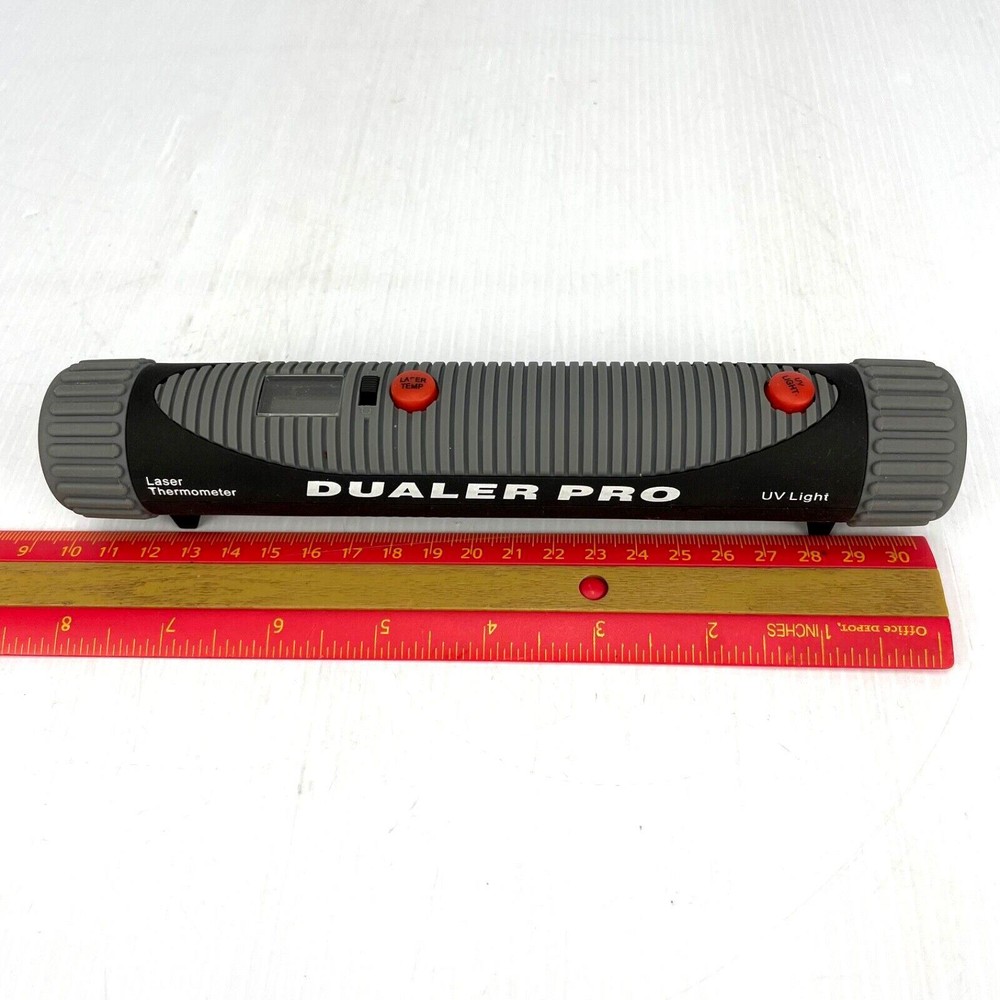 Interdynamics 439PROKIT Dualer Pro Laser Thermometer plus UV Light w/Case!