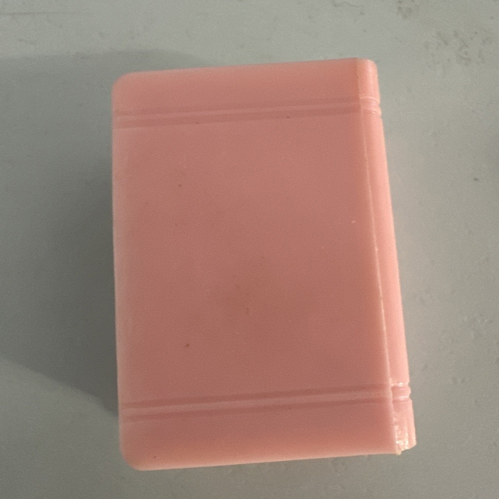 Vtg Pink Plastic Match Holder