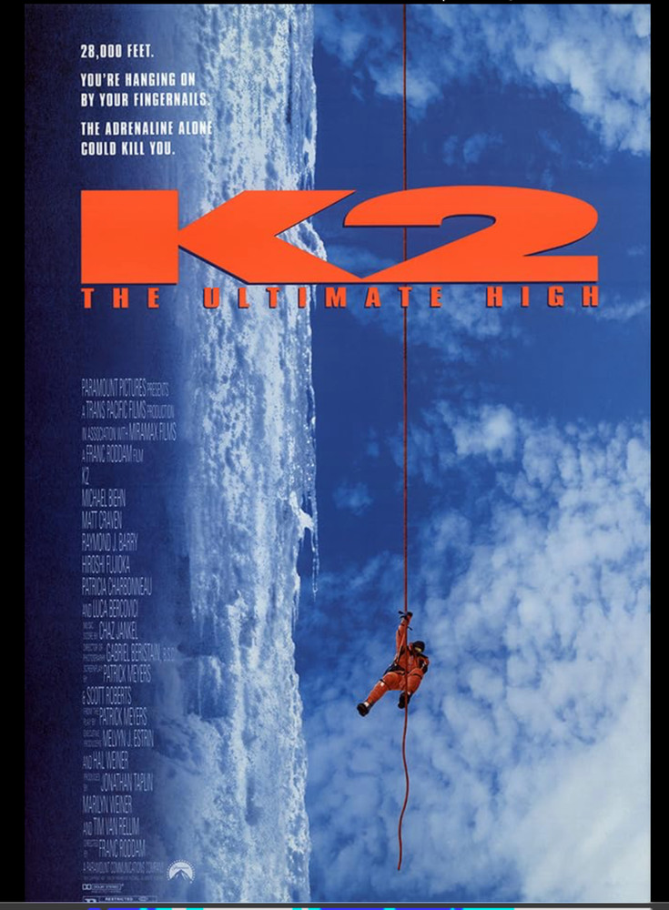 "K 2" (11/1/89) Mountain Climbing Dramatic/Adventure ~ CAA Agency Script + COA!