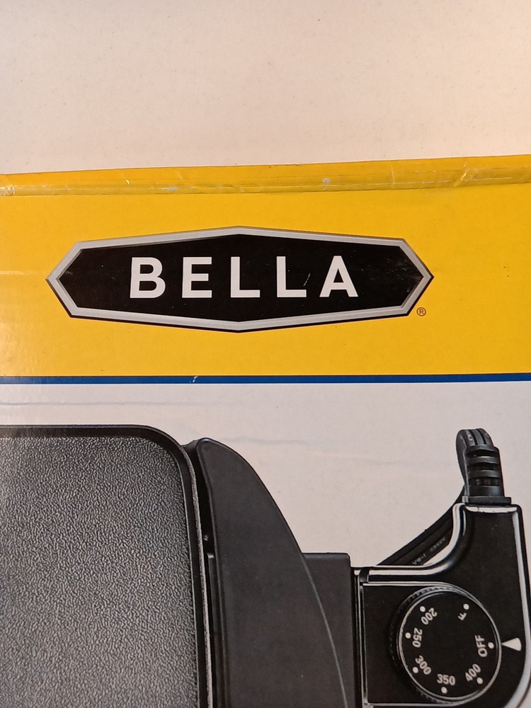 Bella Extra Large Griddle 10.5"x20" Non-Stick,Temp. Control,Drip Tray, Working
