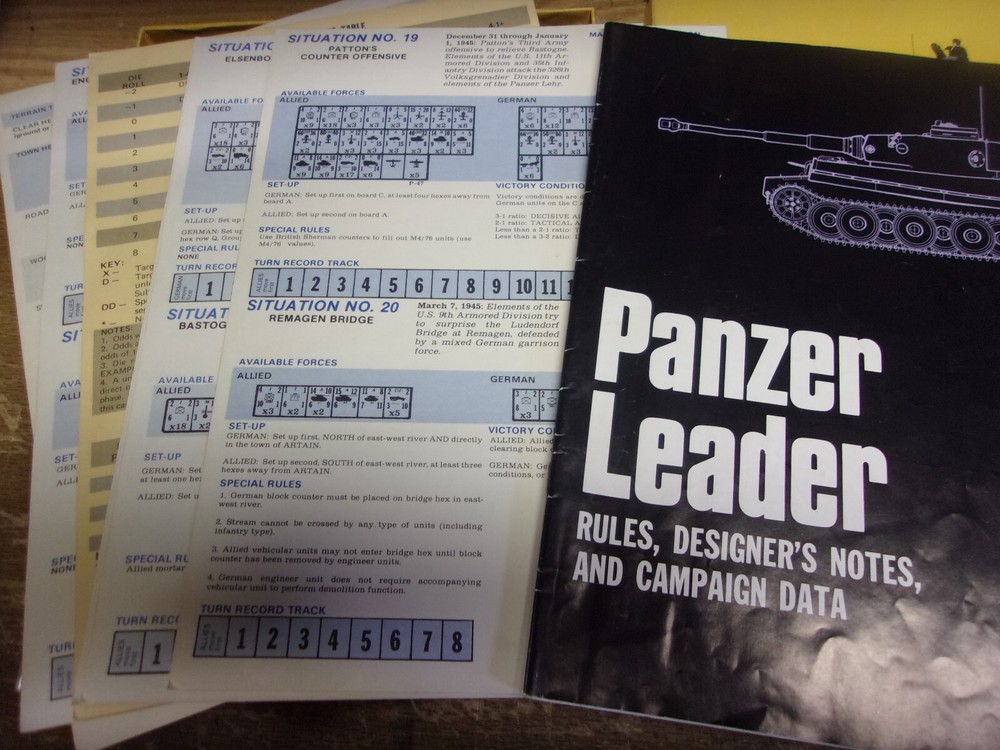 Panzer Leader - SPI/AH/ASL - Punched
