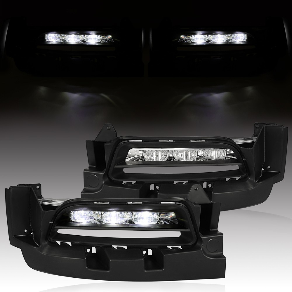 Fog Lights Lamp w/Switch LED For Dodge Charger 2015-2022 Driver & Passenger Side