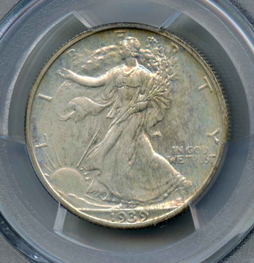 1939 Liberty Walking Silver Half Dollar PCGS PR 65