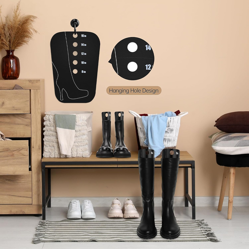 Boot Shaper Form Inserts, Tall Boot Support, Reusable Shoe Tree Shape Holder ...