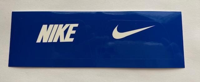 Nike Eye Shield Decals OSFM Blue/White 1 Pair
