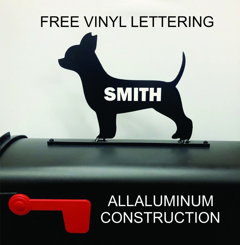CHIHUAHUA MAILBOX TOPPER MB04