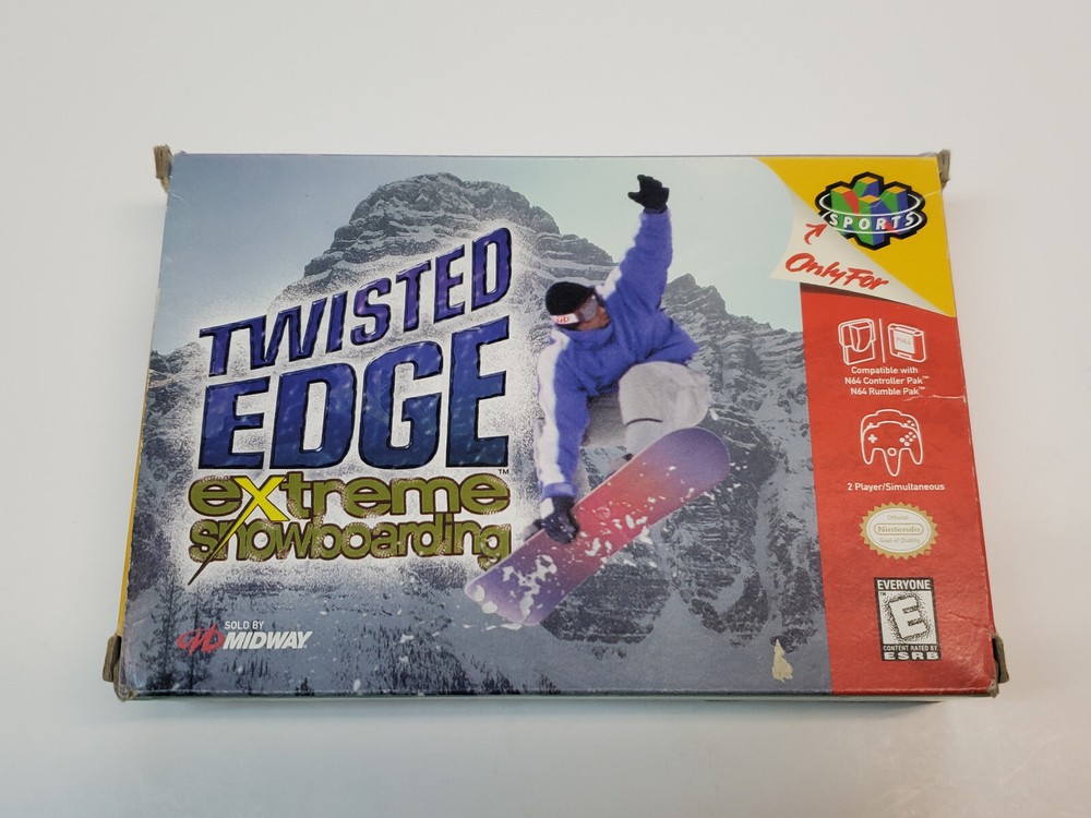 Twisted Edge Original Authentic N64 Nintendo 64 Box & Manual Only ***