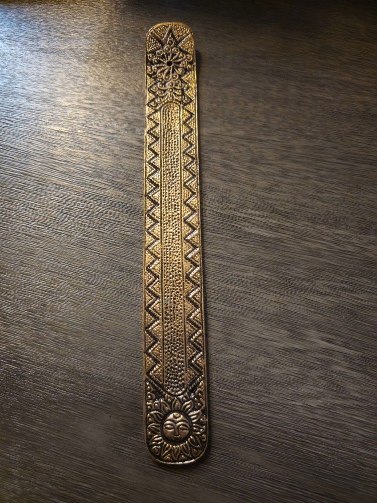 Incense Holder Sun - Bronze Color
