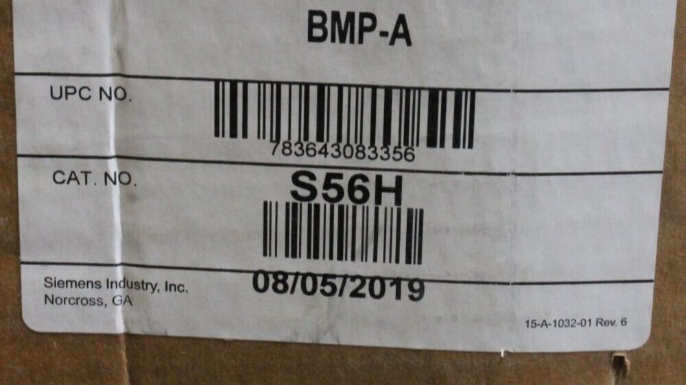 Siemens S56H Panelboard Cover