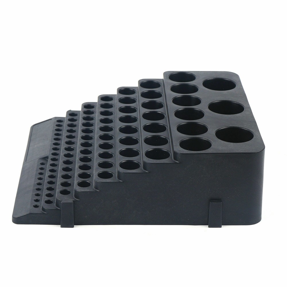 84Holes Bit Holder Organize Box Rack Organizer Stand Container Drill Bit Storage