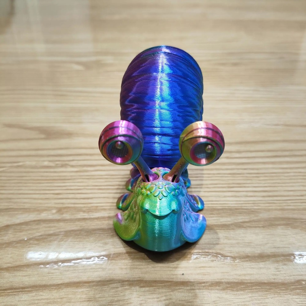 Snail 3D Printed Model Sculpture with Movable Joints, Interior Decoration