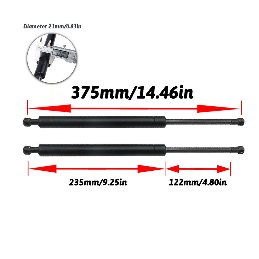For Lexus SC430 With Spoiler Trunk Tailgate Lift Support Gas Shock Struts 2Pcs