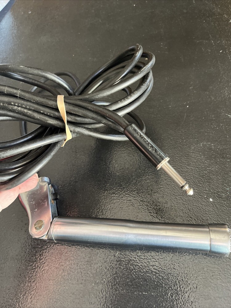 Vintage Electro Voice Slim air Microphone Working