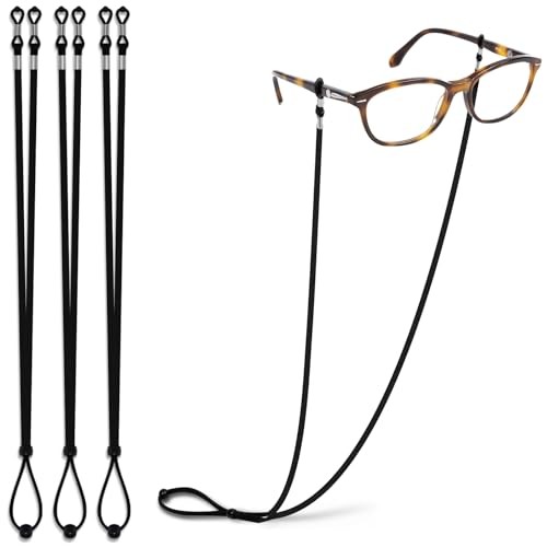 Extra Long Glasses Strap String with Secure Grip for Thick & Thin Arms -