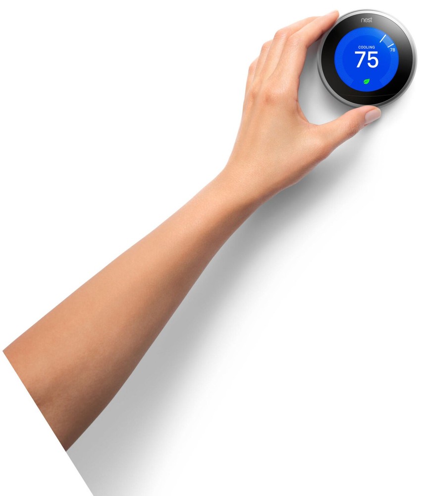 Google Nest T30 Nest Learning Thermostat - 3rd Generation - Silver