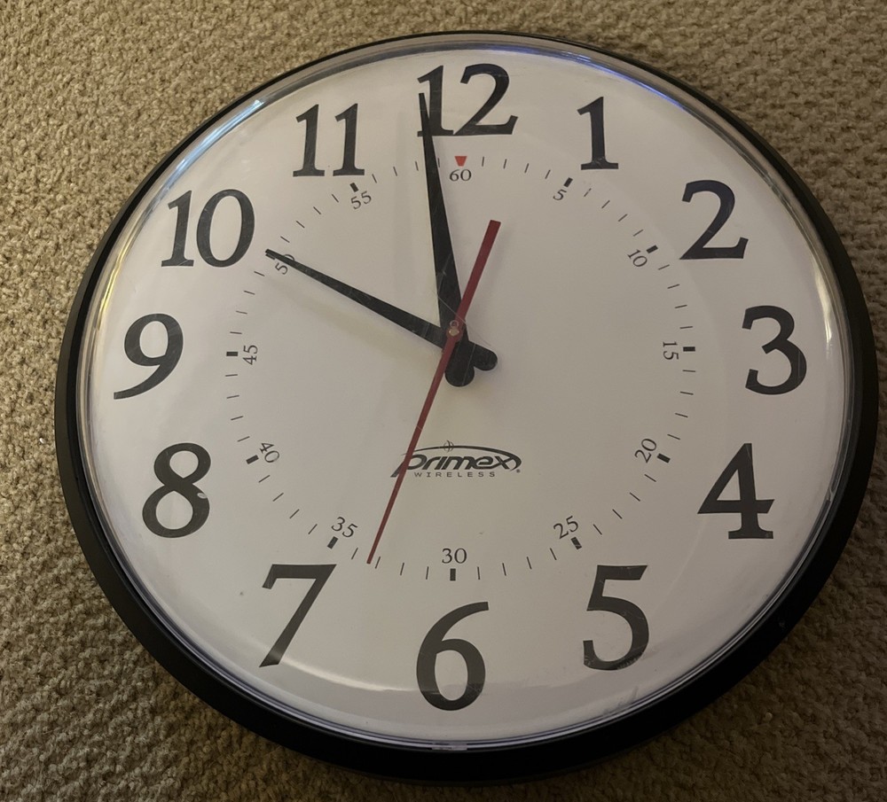 Primex Wireless Analog Wall Clock Parts Only
