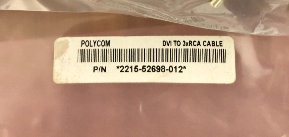Polycom 2215-52698-012 DVI-3RCA-12