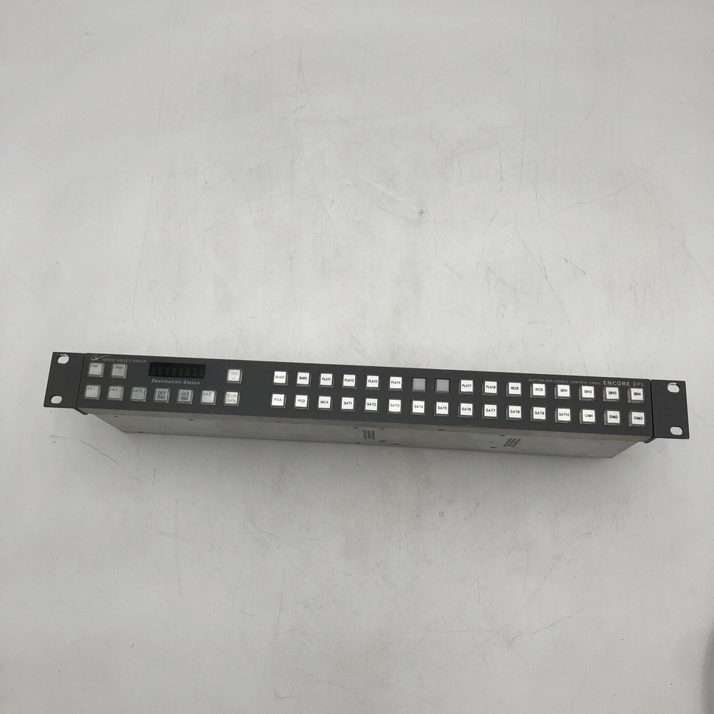 USED Grass Valley - Encore BPS Control Panel POWERS ON AS IS READ C