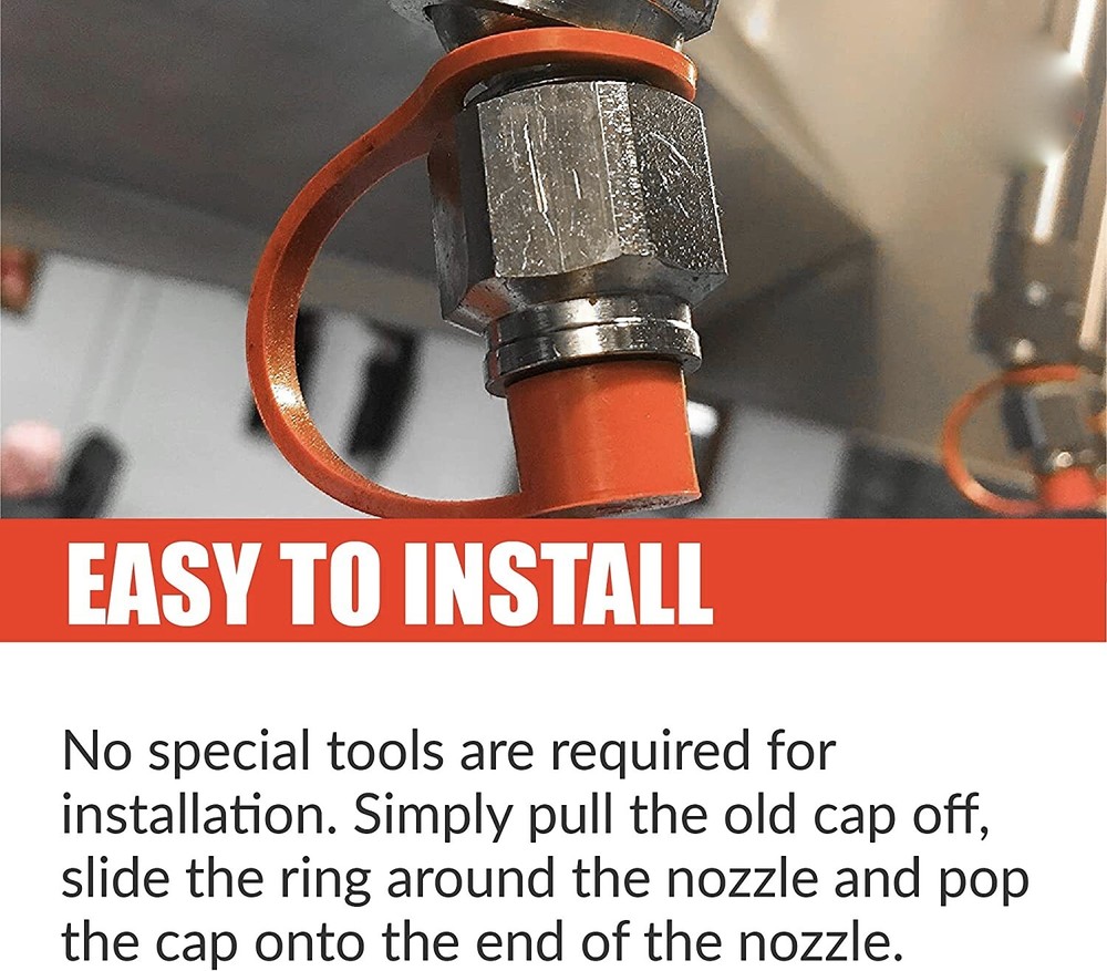 ✅🔥🧯NEW 20 PACK R102 TYPE FIRE SUPPRESSION SYSTEM RUBBER BLOW OFF NOZZLE CAPS🚒